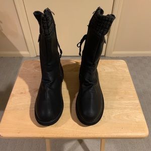 Faux leather, lined, weatherproof,  zip up boots. Woman’s size 10 NWOT